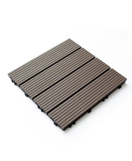 Декинг плочи от WPC JE-D1 A1 светло кафе 30 х 30 х 2см