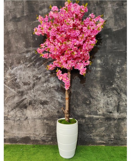 Голямо Изкуствено Дърво Розов цвят 250см
