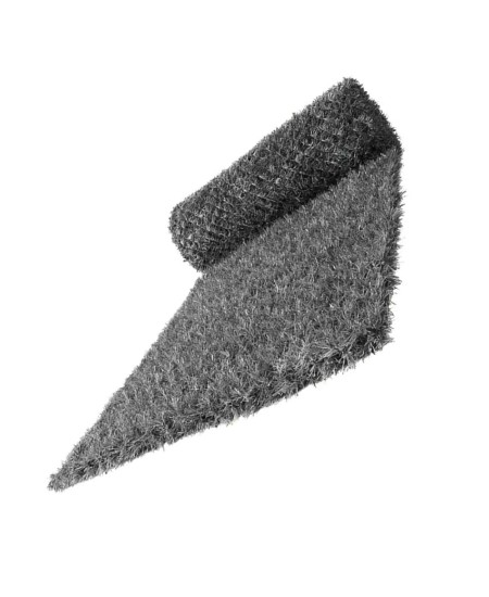 Декоративна мрежа за ограда PVC Grass Fence Premium сива 1/1,50 м