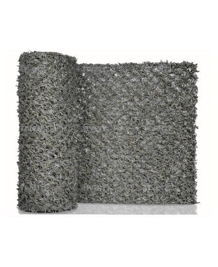 Декоративна мрежа за ограда PVC Grass Fence Premium сива 1/1,50 м
