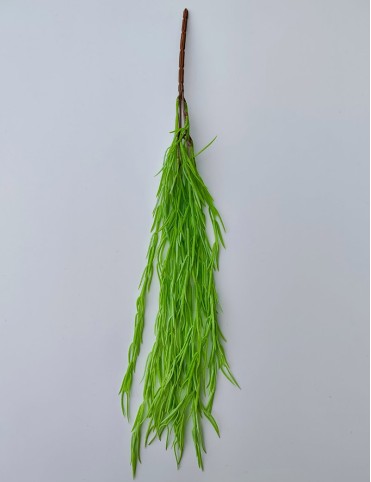 Висящи изкуствени цветя Rhipsalis зелено 62см