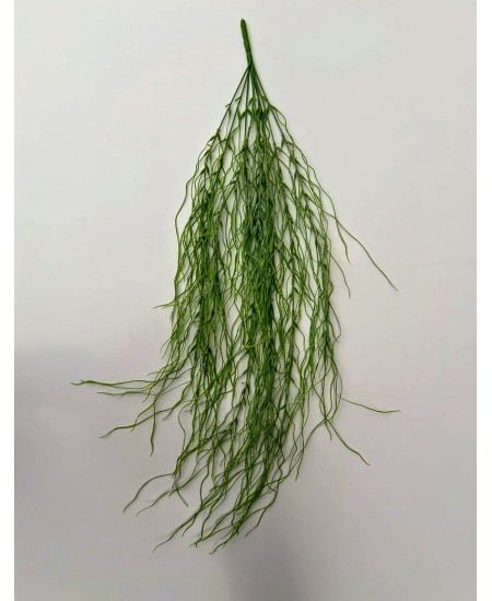Висящи изкуствени цветя Rhipsalis зелено 80 см