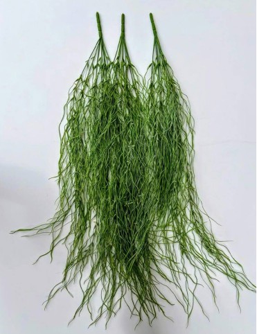 Висящи изкуствени цветя Rhipsalis зелено 80 см