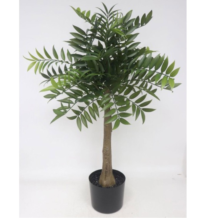Изкуствена палма в саксия Pterocarya stenoptera с перести листа 92 см