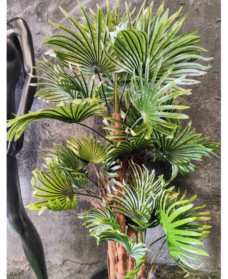 Изкуствена палма в саксия Fan Palm декоративно растение 145см