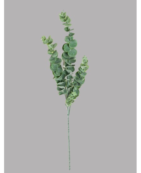 Изкуствена клонка Евкалипт цвят зелен 70см