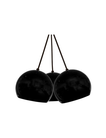 Осветително тяло Ziel Lighting, Sphere 3 черен цвят 20x18.7x100см