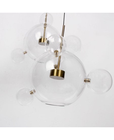 LED полилей от стъклени балончета 78,5х78,5х150см