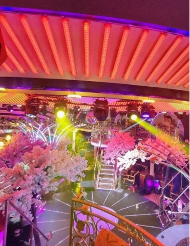 Изкуствено озеленяване нощен клуб проект Букурещ