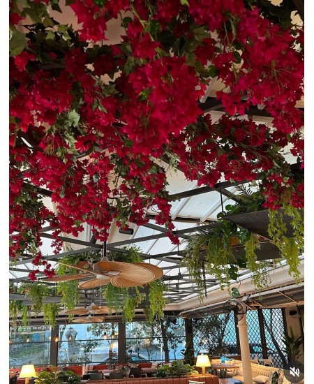 Изкуствено озеленяване декор за хотел-рецепция