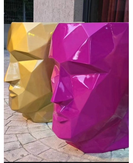 Голяма саксия HEAD в различни светове 70x45x50 см 