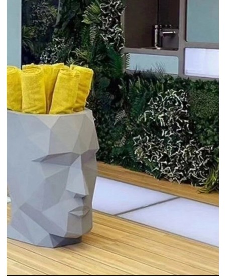Голяма саксия HEAD в различни светове 70x45x50 см 