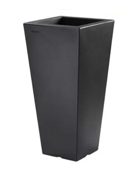 Висока квадратна кашпа Q МАТ различни цветове 45х45x120 см
