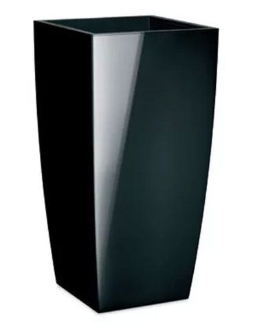 Висока квадратна кашпа INFINITY гланц различни цветове 35 x 35 x 70 см