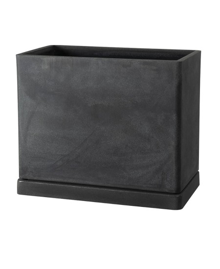 Висок сандък кашпа с подложка Decor различни цветове 65х35x55 см
