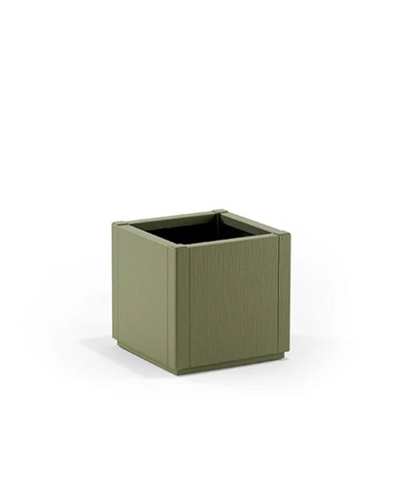 Квадратна кашпа Ethica различни цветове 36х36x35 см