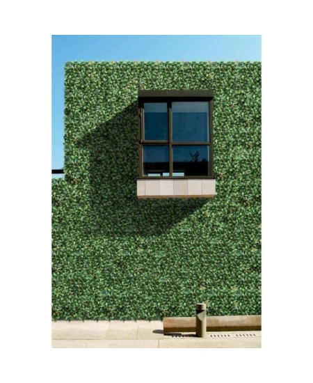 Изкуственa зеленa стенa Photinia пано 50х50см 